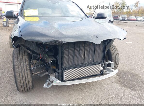 5UXTY5C02M9E57992 2021 BMW X3 Black Front view