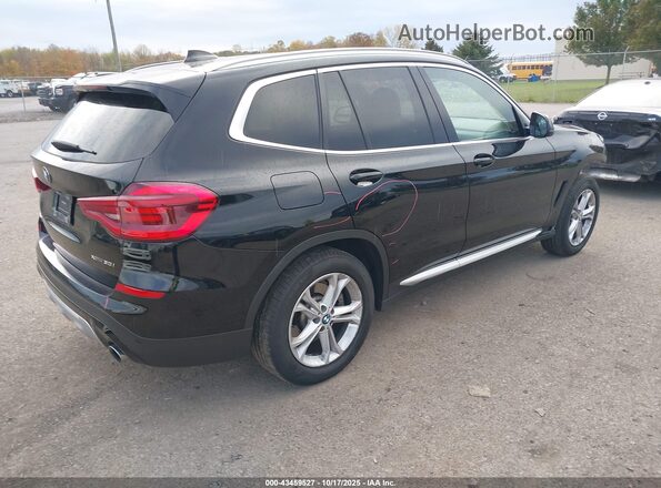 5UXTY5C02M9E57992 2021 BMW X3 Black Rear right