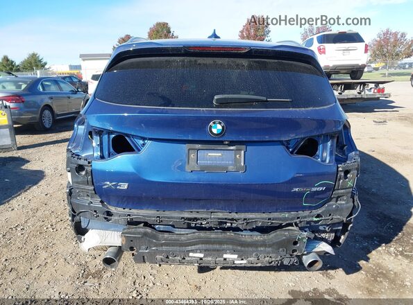 5UXTY5C03L9B37174 2020 BMW X3 Blue 