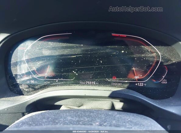 5UXTY5C03L9B37174 2020 BMW X3 Blue Vista de los asientos traseros