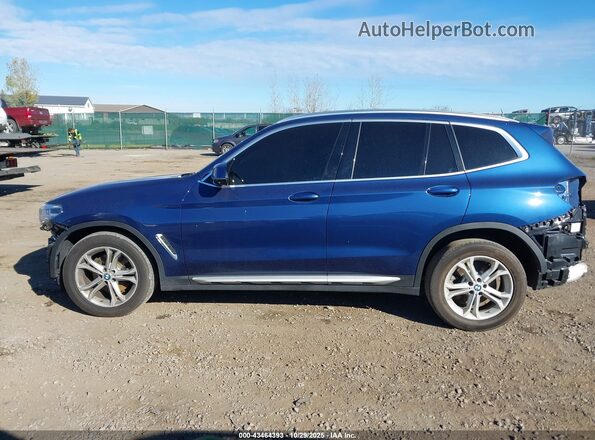 5UXTY5C03L9B37174 2020 BMW X3 Blue Vista interior de 360 grados