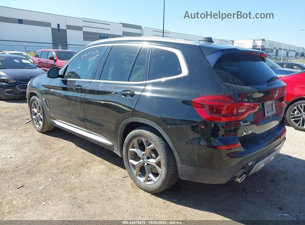 5UXTY5C03L9D45975 2020 BMW X3 Black Tył lewy
