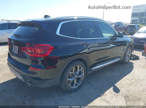 5UXTY5C03L9D45975 2020 BMW X3 Black Tył prawy