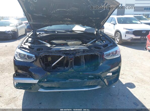 5UXTY5C03L9D45975 2020 BMW X3 Black Widok zestawu wskaźników
