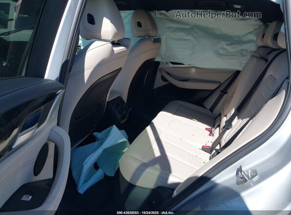 5UXTY5C03LLT38606 2020 BMW X3 Silver Widok naklejki z numerem VIN