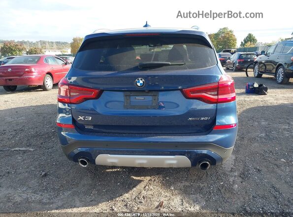 5UXTY5C03M9G06331 2021 BMW X3 Blue 