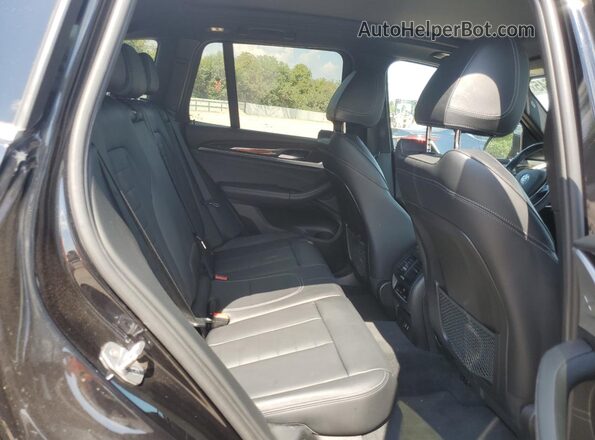 5UXTY5C04L9B74721 2020 BMW X3 Black Սալոնի հետևի տեսք