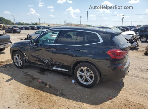 5UXTY5C04L9B74721 2020 BMW X3 Black Հետևի ձախ