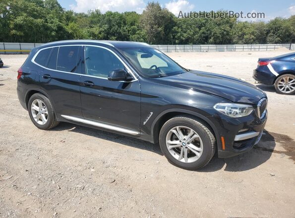 5UXTY5C04L9B74721 2020 BMW X3 Black Առջևի աջ