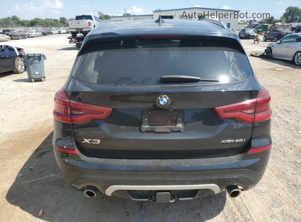 5UXTY5C04L9B74721 2020 BMW X3 Black Հետևի տեսք