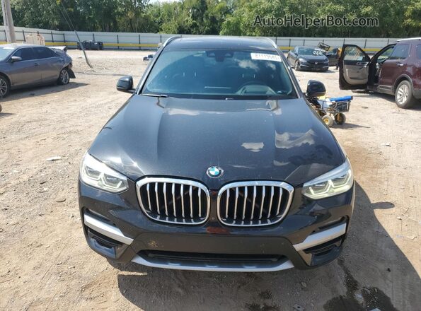 5UXTY5C04L9B74721 2020 BMW X3 Black Դիմացի տեսք