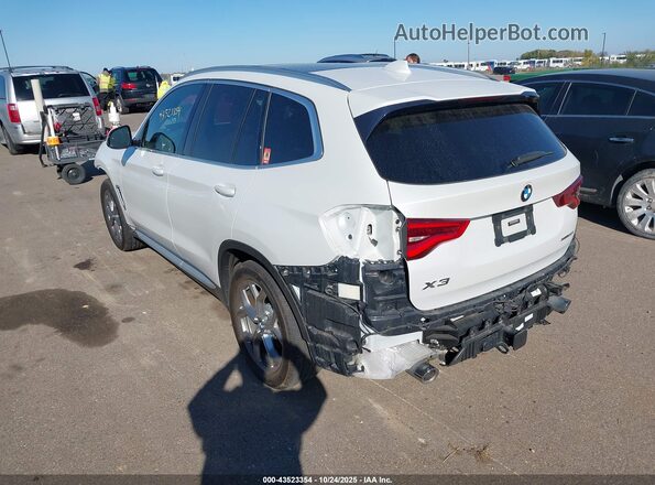 5UXTY5C05M9E25263 2021 BMW X3 White უკანა მარცხენა