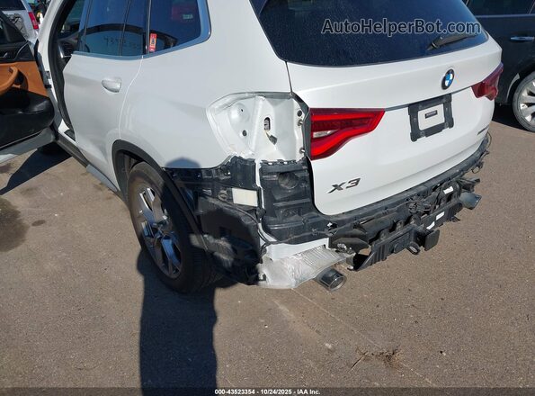 5UXTY5C05M9E25263 2021 BMW X3 White 