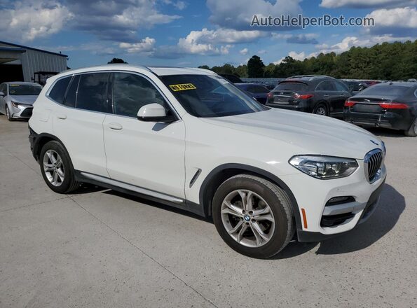 5UXTY5C06L9C58720 2020 BMW X3 White წინა მარჯვენა