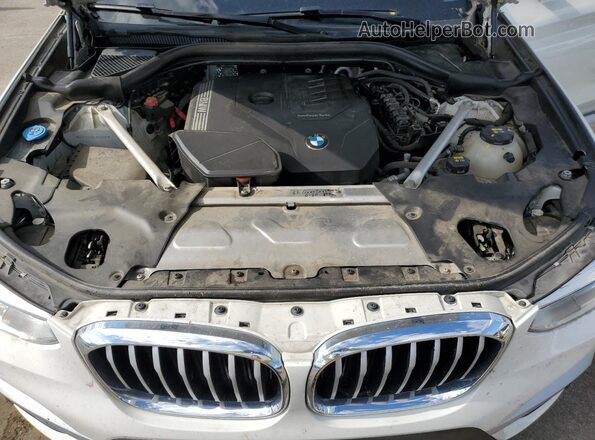 5UXTY5C06L9C58720 2020 BMW X3 White ძრავის განყოფილების ხედი