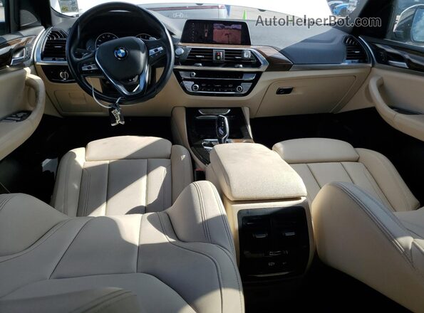 5UXTY5C06L9C58720 2020 BMW X3 White წინა პანელის ხედი
