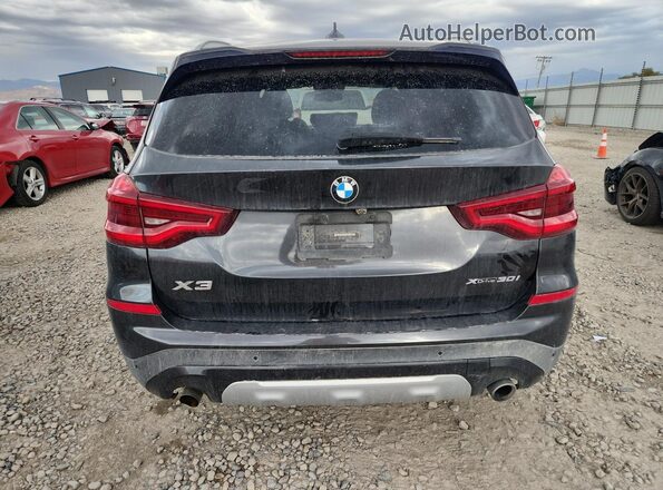 5UXTY5C08LLT36415 2020 BMW X3 Black Հետևի տեսք