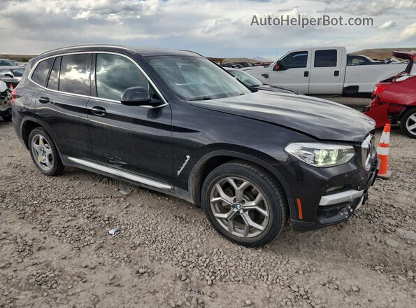 5UXTY5C08LLT36415 2020 BMW X3 Black Առջևի աջ