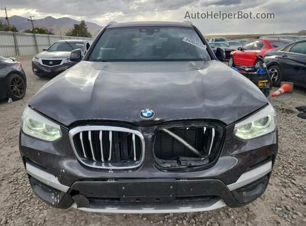 5UXTY5C08LLT36415 2020 BMW X3 Black Դիմացի տեսք