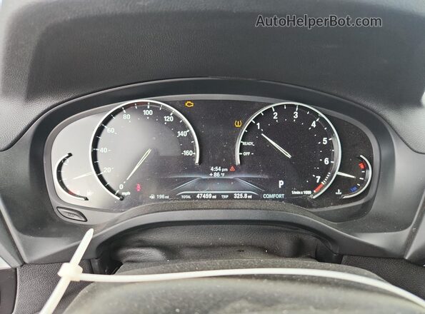 5UXTY5C08LLT36415 2020 BMW X3 Black Սարքավորումների վահանակի տեսք