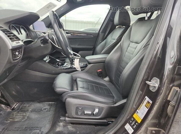 5UXTY5C08LLT36415 2020 BMW X3 Black Սալոնի դիմացի տեսք