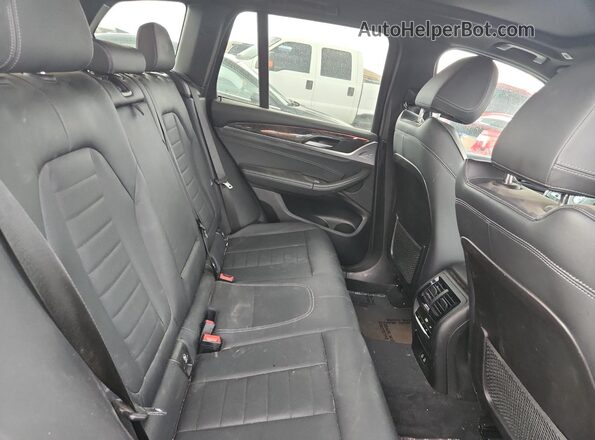 5UXTY5C08LLT36415 2020 BMW X3 Black Հետևի նստատեղերի տեսք