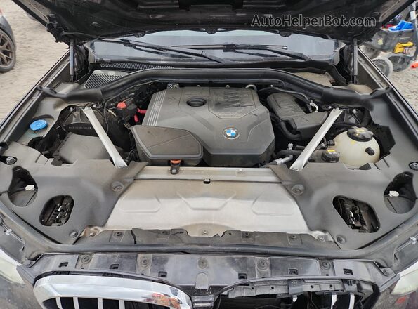 5UXTY5C08LLT36415 2020 BMW X3 Black Սալոնի հետևի տեսք