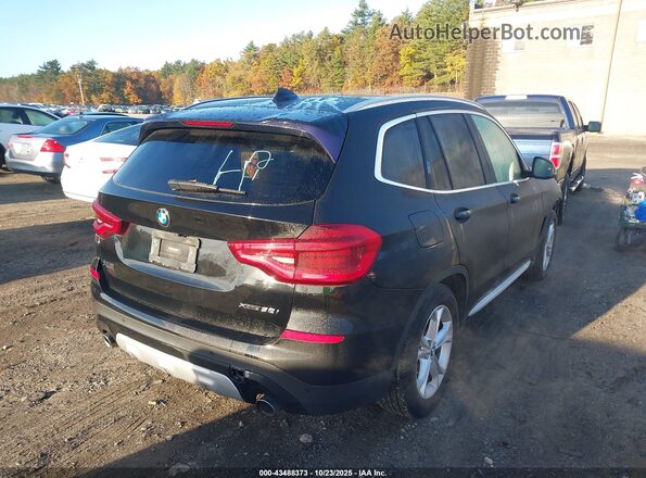 5UXTY5C08M9G03943 2021 BMW X3 Black Հետևի աջ