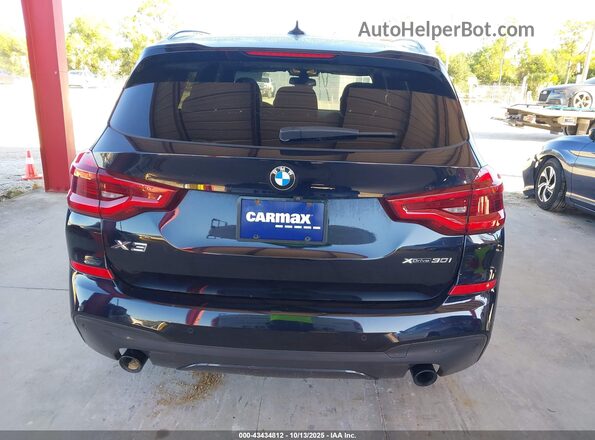 5UXTY5C08M9H51154 2021 BMW X3 Черный 