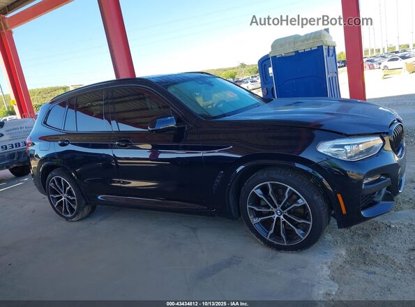 5UXTY5C08M9H51154 2021 BMW X3 Черный Вид задней части салона