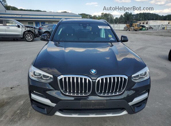 5UXTY5C09L9B76979 2020 BMW X3 Black Widok z przodu