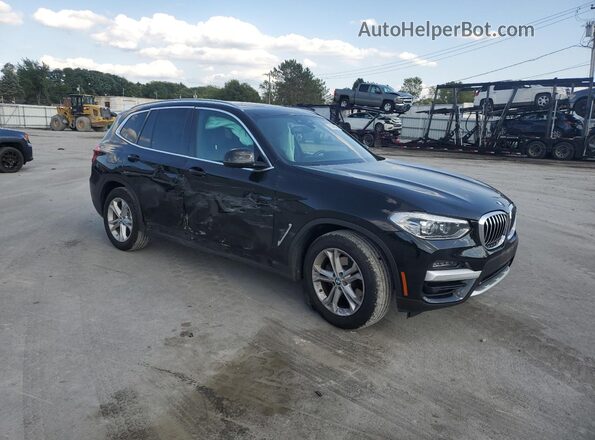 5UXTY5C09L9B76979 2020 BMW X3 Black Przód prawy