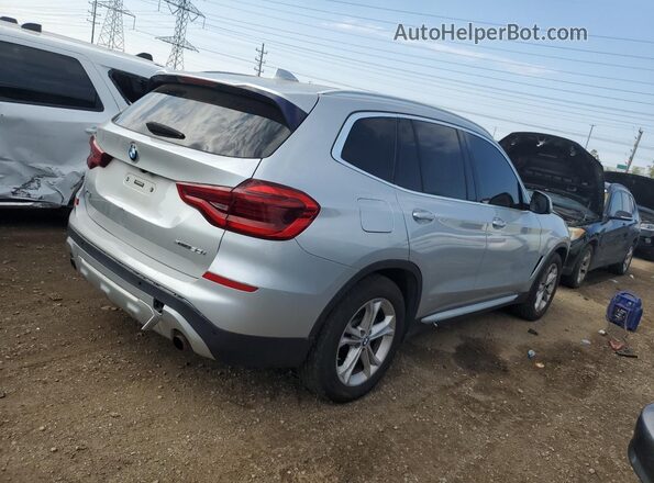5UXTY5C09LLE58168 2020 BMW X3 Silver Rear right