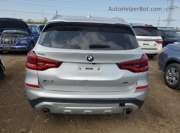 5UXTY5C09LLE58168 2020 BMW X3 Silver Rear view