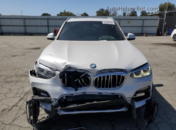 5UXTY5C09M9F37225 2021 BMW X3 White Vista frontal