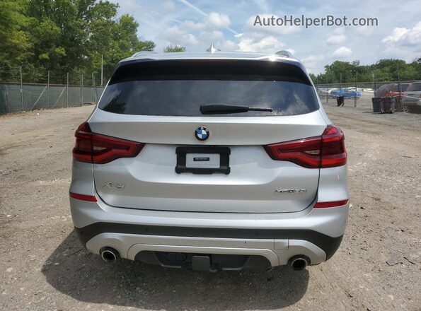 5UXTY5C09M9F99482 2021 BMW X3 Silver Vista trasera