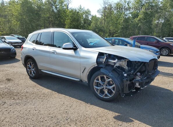 5UXTY5C09M9H37604 2021 BMW X3 Silver 