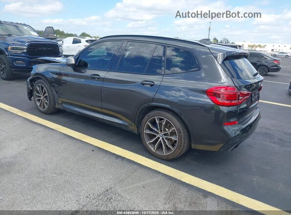 5UXTY9C00L9D65253 2020 BMW X3 Black Rear left