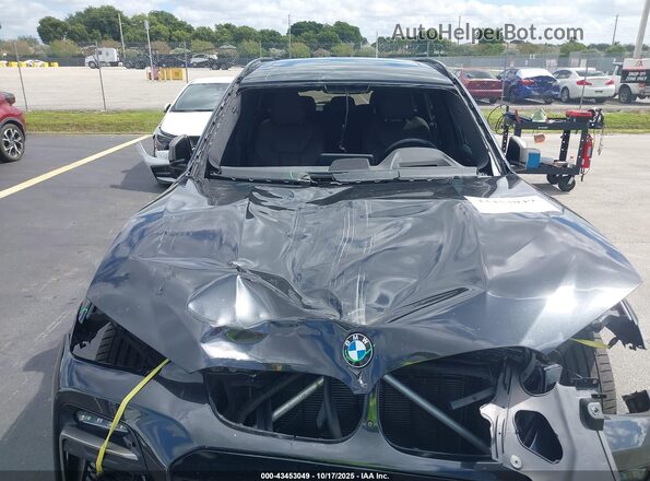 5UXTY9C00L9D65253 2020 BMW X3 Black Front view