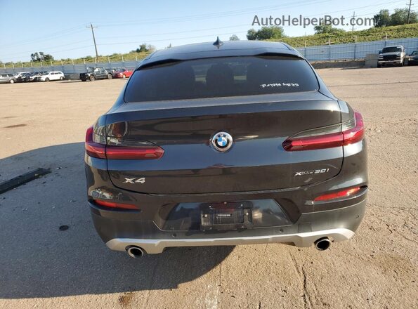 5UXUJ3C51KLG51910 2019 BMW X4 Gray Widok z tyłu