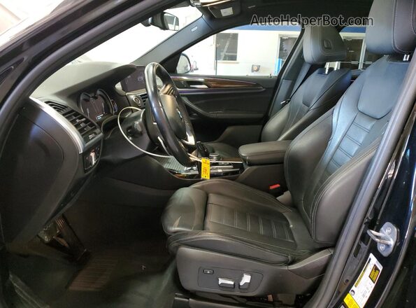 5UXUJ3C55KLG54437 2019 BMW X4 Black Вид салону спереду