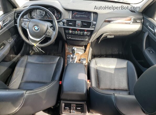 5UXWX9C50G0D64707 2016 BMW X3 Silver Widok deski rozdzielczej