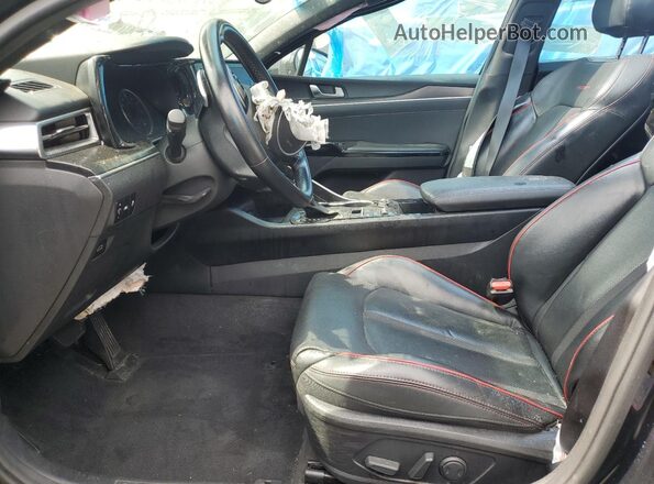 5XXG44J84NG095053 2022 KIA K5 Black Вид салону спереду