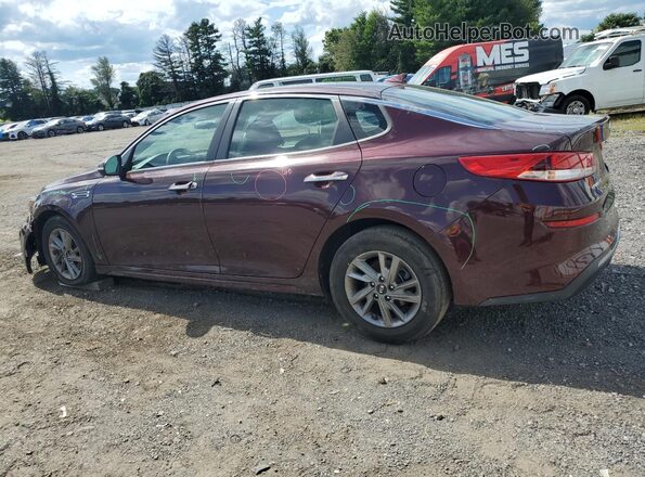 5XXGT4L36LG382265 2020 KIA OPTIMA Maroon უკანა მარცხენა