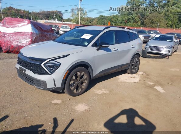 5XYK6CDF7RG195061 2024 KIA SPORTAGE Gray Передня ліва чверть