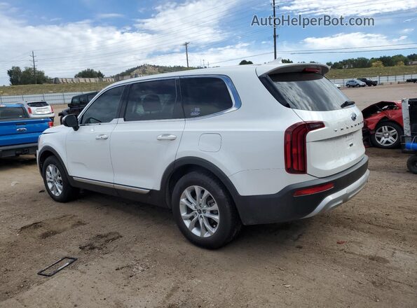 5XYP24HC0LG016177 2020 KIA TELLURIDE Белый Задняя левая четверть