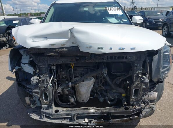 5XYP24HC1LG088165 2020 KIA TELLURIDE White Vista interior trasera