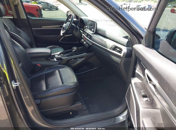 5XYP24HC2LG045910 2020 KIA TELLURIDE Gray Vista interior delantera