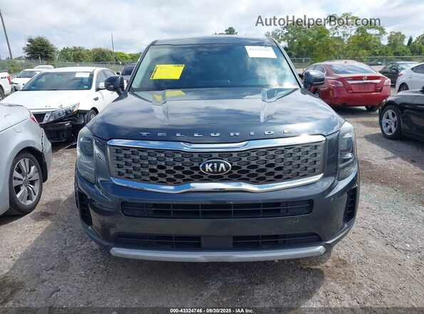 5XYP24HC2LG045910 2020 KIA TELLURIDE Gray Vista del cuadro de instrumentos