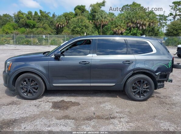 5XYP24HC2LG045910 2020 KIA TELLURIDE Gray Vista interior de 360 grados